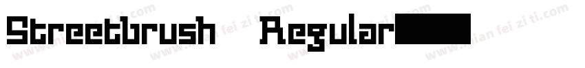 Streetbrush Regular字体转换